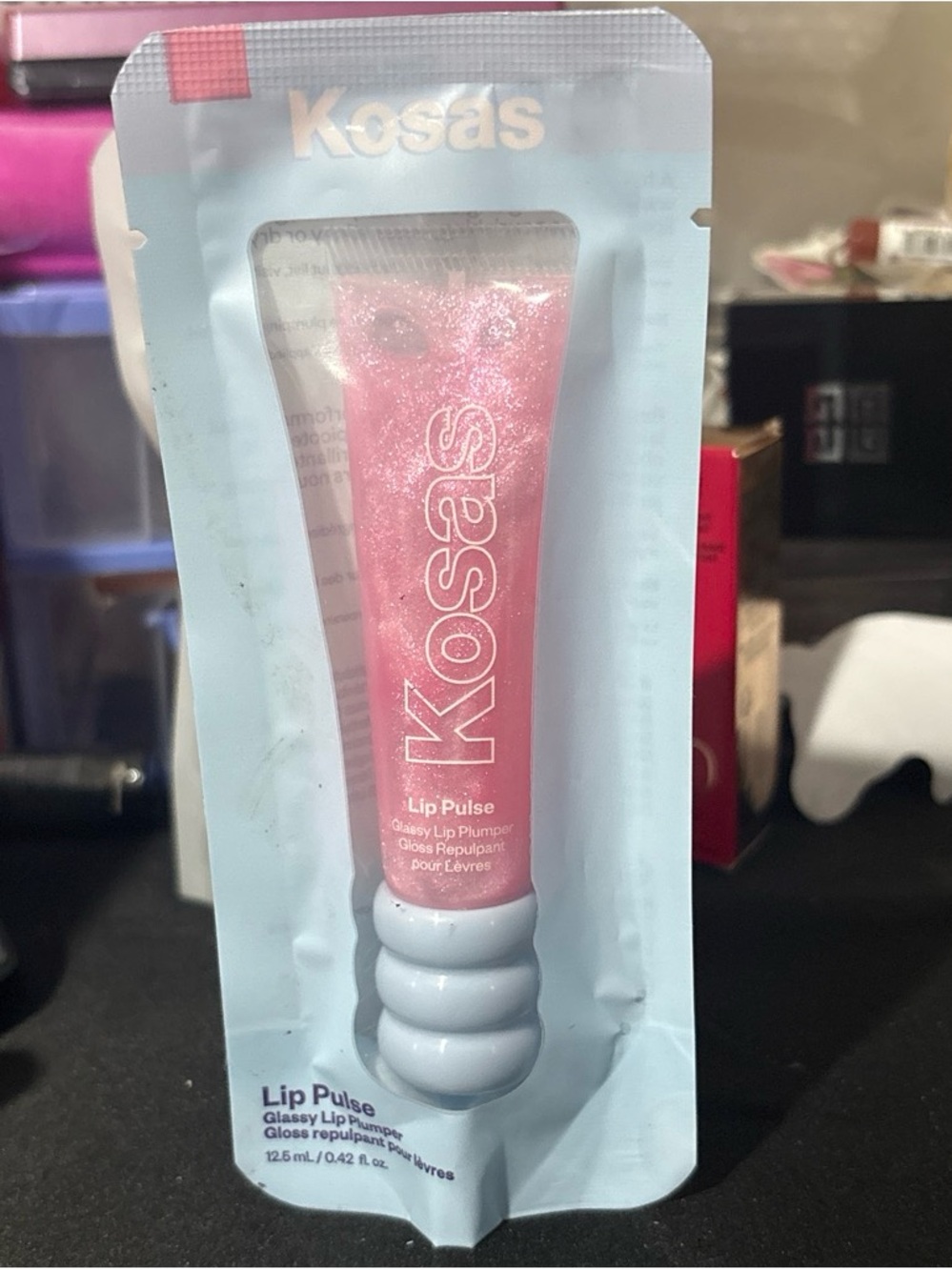 Kosas Lip Pulse Glossy Lip Plumper in Sparkling Pink